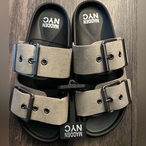Madden NYC Black Sandals